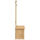 vidaXL Előszobafal fiókkal BODO Méz barna 50 x 40 x 156,7 cm Faanyag