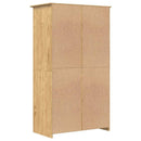 vidaXL Ruhásszekrény ajtóval BODO Méz barna 53,5 x 99 x 173 cm Faanyag