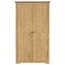 vidaXL Ruhásszekrény ajtóval BODO Méz barna 53,5 x 99 x 173 cm Faanyag