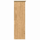 vidaXL Ruhásszekrény ajtóval BODO Méz barna 53,5 x 99 x 173 cm Faanyag