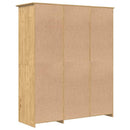 vidaXL Ruhásszekrény BODO Méz barna 146 x 53,5 x 173 cm Faanyag