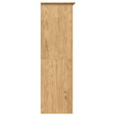 vidaXL Ruhásszekrény BODO Méz barna 146 x 53,5 x 173 cm Faanyag
