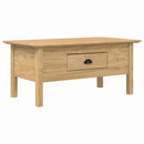 vidaXL Dohányzóasztal BODO Méz barna 100 x 55 x 45,8 cm Faanyag