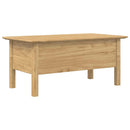 vidaXL Dohányzóasztal BODO Méz barna 100 x 55 x 45,8 cm Faanyag