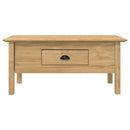 vidaXL Dohányzóasztal BODO Méz barna 100 x 55 x 45,8 cm Faanyag