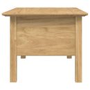 vidaXL Dohányzóasztal BODO Méz barna 100 x 55 x 45,8 cm Faanyag