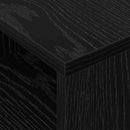 vidaXL Végasztal 2 pcs Fekete tölgy 30,5 x 30 x 45 cm Faanyag