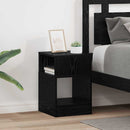 vidaXL Végasztal 2 pcs Fekete tölgy 30,5 x 30 x 45 cm Faanyag