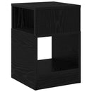 vidaXL Végasztal 2 pcs Fekete tölgy 30,5 x 30 x 45 cm Faanyag