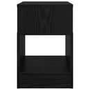 vidaXL Végasztal 2 pcs Fekete tölgy 30,5 x 30 x 45 cm Faanyag