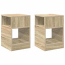 vidaXL Végasztal 2 pcs Sonoma tölgy 30,5 x 30 x 45 cm Faanyag