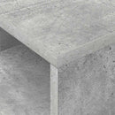 vidaXL Végasztal Beton Szürke 30,5 x 30 x 45 cm Faanyag
