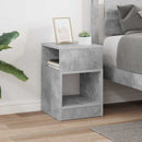 vidaXL Végasztal Beton Szürke 30,5 x 30 x 45 cm Faanyag