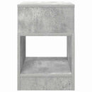 vidaXL Végasztal Beton Szürke 30,5 x 30 x 45 cm Faanyag