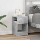 vidaXL Végasztal 2 pcs Beton Szürke 30,5 x 30 x 45 cm Faanyag