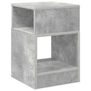 vidaXL Végasztal 2 pcs Beton Szürke 30,5 x 30 x 45 cm Faanyag