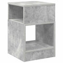 vidaXL Végasztal 2 pcs Beton Szürke 30,5 x 30 x 45 cm Faanyag