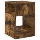 vidaXL Végasztal Füstölt tölgy 30,5 x 30 x 45 cm Faanyag