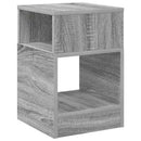 vidaXL Végasztal Szürke Sonoma 30,5 x 30 x 45 cm Faanyag