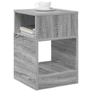 vidaXL Végasztal Szürke Sonoma 30,5 x 30 x 45 cm Faanyag
