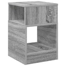 vidaXL Végasztal 2 pcs Szürke Sonoma 30,5 x 30 x 45 cm Faanyag