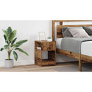 vidaXL Végasztal 2 pcs Öreg fa 30,5 x 30 x 45 cm Faanyag