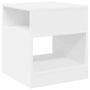 vidaXL Végasztal Fehér 40,5 x 40 x 45 cm Szerelt Fa