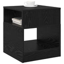 vidaXL Végasztal Fekete tölgy 40,5 x 40 x 45 cm Faanyag