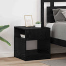 vidaXL Végasztal 2 pcs Fekete tölgy 40,5 x 40 x 45 cm Faanyag