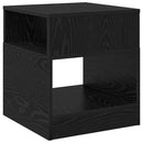 vidaXL Végasztal 2 pcs Fekete tölgy 40,5 x 40 x 45 cm Faanyag