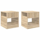 vidaXL Végasztal 2 pcs Sonoma tölgy 40,5 x 40 x 45 cm Faanyag
