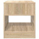 vidaXL Végasztal 2 pcs Sonoma tölgy 40,5 x 40 x 45 cm Faanyag