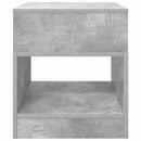 vidaXL Végasztal Beton Szürke 40,5 x 40 x 45 cm Faanyag