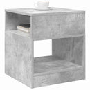vidaXL Végasztal Beton Szürke 40,5 x 40 x 45 cm Faanyag