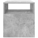 vidaXL Végasztal Beton Szürke 40,5 x 40 x 45 cm Faanyag