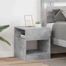 vidaXL Végasztal 2 pcs Beton Szürke 40,5 x 40 x 45 cm Faanyag