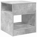 vidaXL Végasztal 2 pcs Beton Szürke 40,5 x 40 x 45 cm Faanyag