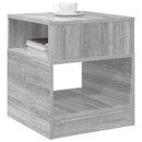 vidaXL Végasztal Szürke Sonoma 40,5 x 40 x 45 cm Szerelt Fa