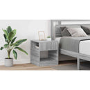 vidaXL Végasztal 2 pcs Szürke Sonoma 40,5 x 40 x 45 cm Faanyag