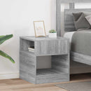 vidaXL Végasztal 2 pcs Szürke Sonoma 40,5 x 40 x 45 cm Faanyag