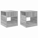 vidaXL Végasztal 2 pcs Szürke Sonoma 40,5 x 40 x 45 cm Faanyag
