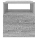 vidaXL Végasztal 2 pcs Szürke Sonoma 40,5 x 40 x 45 cm Faanyag