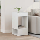 vidaXL Végasztal Fehér 30 x 30 x 56 cm Faanyag