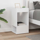 vidaXL Végasztal Fehér 30 x 30 x 56 cm Faanyag