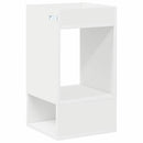 vidaXL Végasztal Fehér 30 x 30 x 56 cm Faanyag