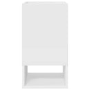 vidaXL Végasztal Fehér 30 x 30 x 56 cm Faanyag