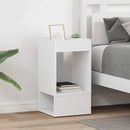 vidaXL Végasztal 2 pcs Fehér 30 x 30 x 56 cm Faanyag