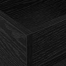 vidaXL Végasztal 2 pcs Fekete tölgy 30 x 30 x 56 cm Faanyag