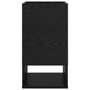 vidaXL Végasztal 2 pcs Fekete tölgy 30 x 30 x 56 cm Faanyag