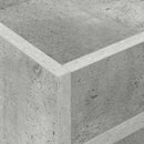 vidaXL Végasztal Beton Szürke 30 x 30 x 56 cm Faanyag